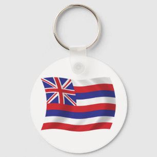 Porte-clés Drapeau d'Hawaï
