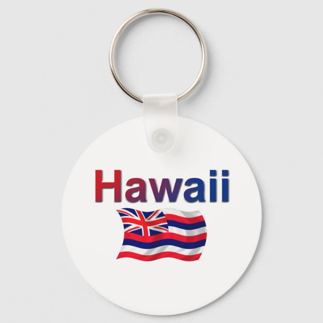Porte-clés Drapeau d'Hawaï (Recto)