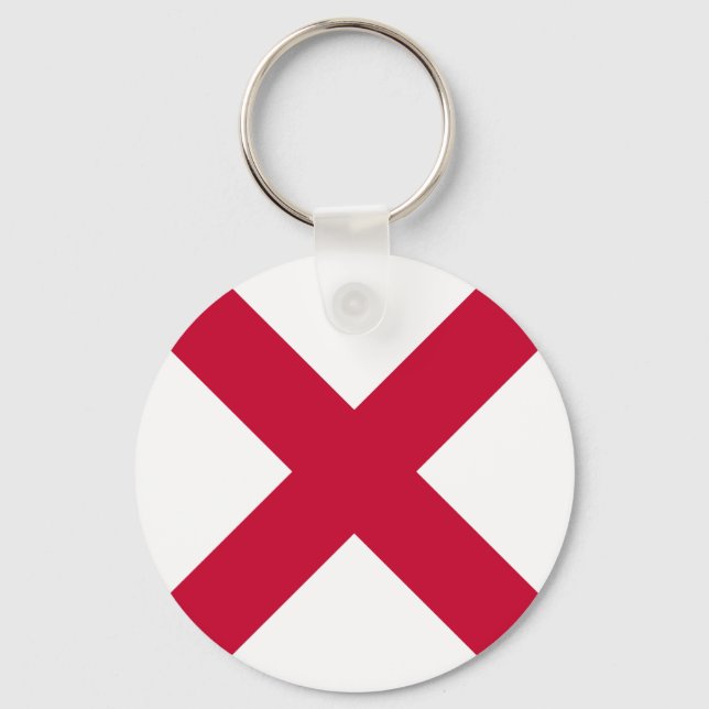 Porte-clés Drapeau d'Irlande du Nord (Recto)