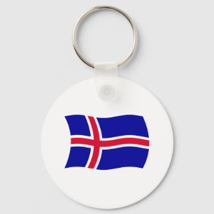 Porte-clés Drapeau d'Islande
