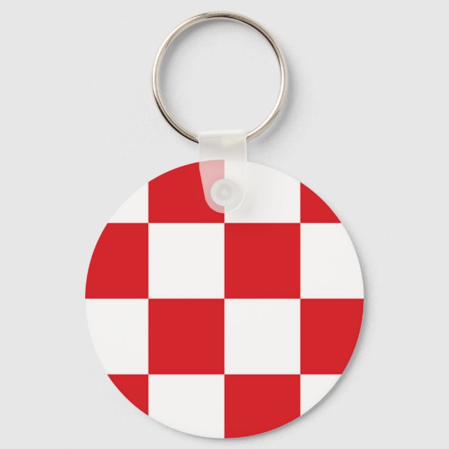 Porte-clés Drapeau du Brabant du Nord (Recto)