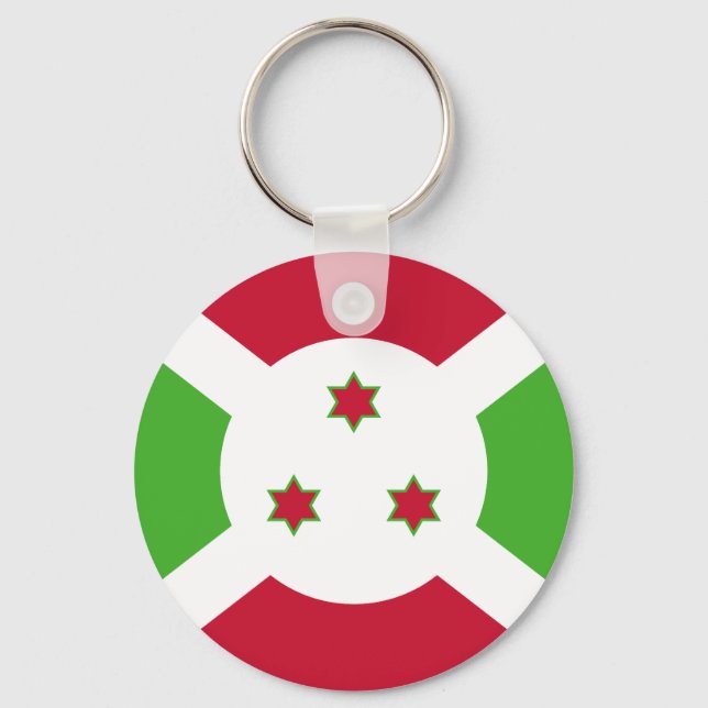 Porte-clés Drapeau du Burundi (Recto)