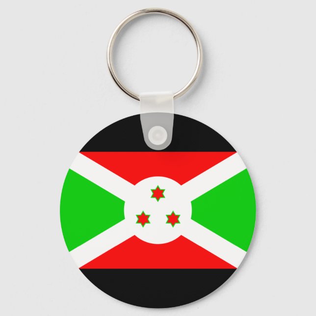 Porte-clés Drapeau du Burundi (Recto)