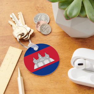 Porte-clés drapeau du Cambodge