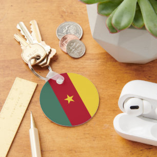 Porte-clés drapeau du Cameroun