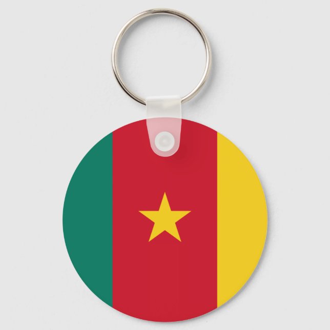 Porte-clés Drapeau du Cameroun (Recto)
