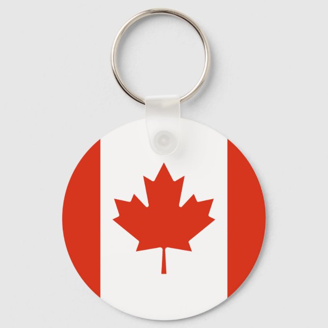 Porte-clés Drapeau du Canada (Recto)