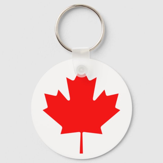 Porte-clés Drapeau du Canada (Recto)