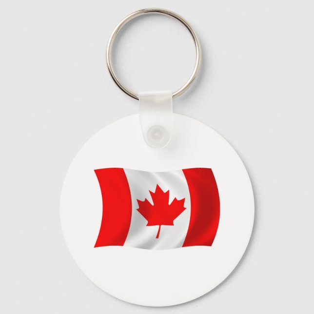 Porte-clés Drapeau du Canada (Recto)