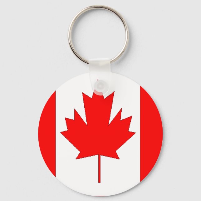 Porte-clés Drapeau du Canada (Recto)