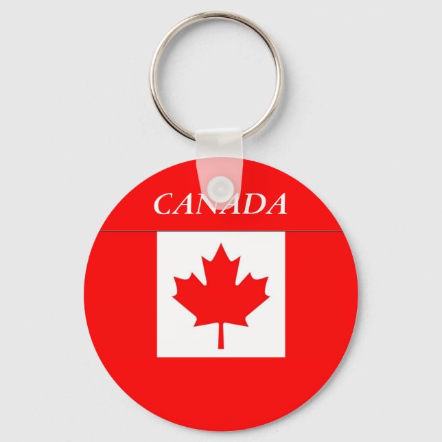 Porte-clés Drapeau du Canada (Recto)