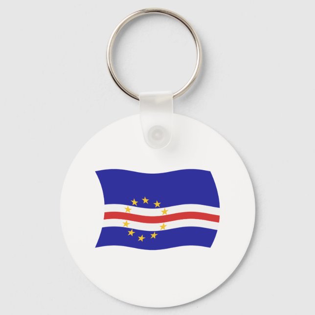Porte-clés Drapeau du Cap-Vert (Recto)
