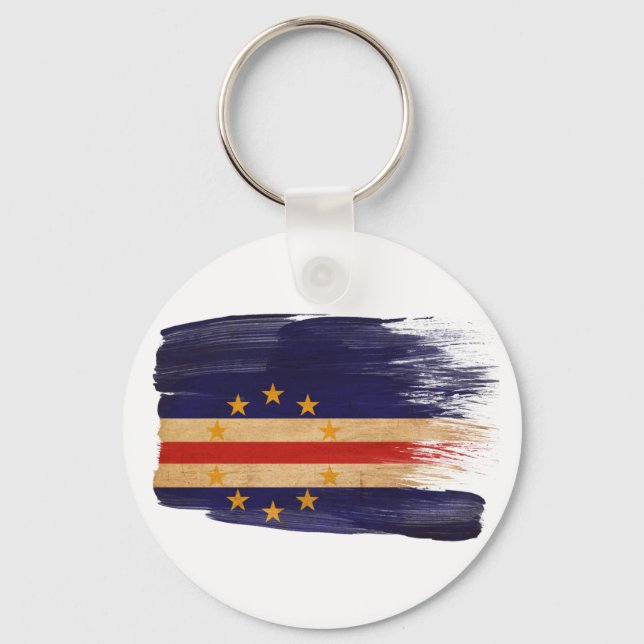 Porte-clés Drapeau du Cap-Vert (Recto)