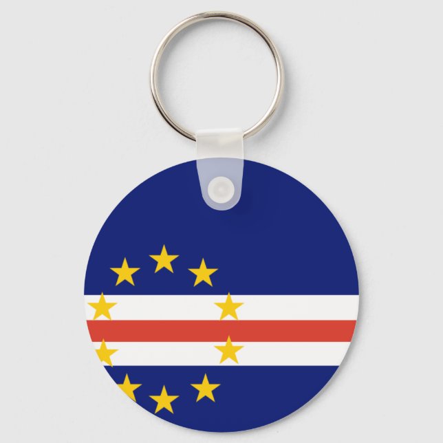 Porte-clés Drapeau du Cap-Vert (Recto)