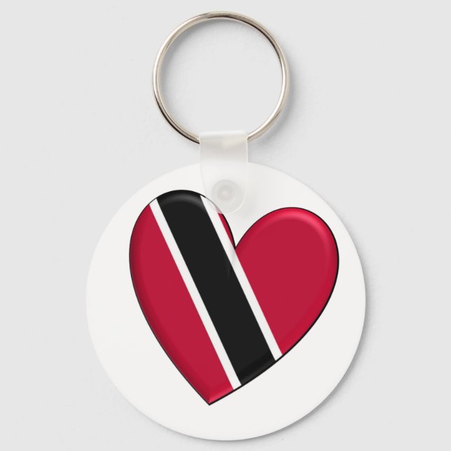 Porte-clés Drapeau du coeur de Trinité (Recto)