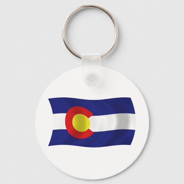 Porte-clés Drapeau du Colorado (Recto)