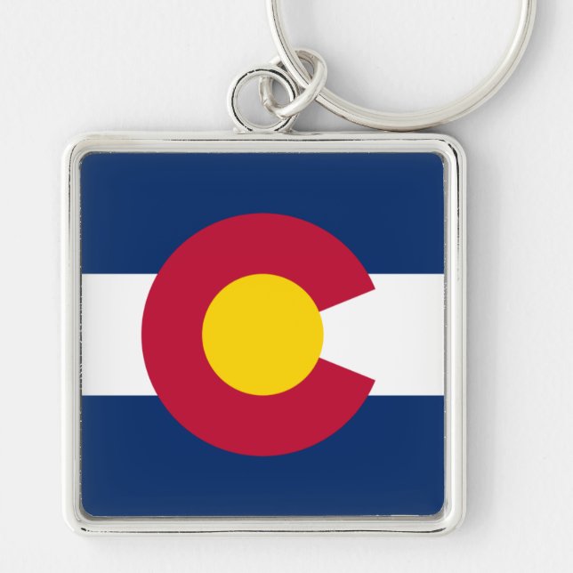 Porte-clés Drapeau du Colorado (Devant)