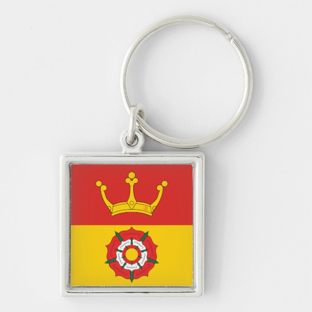 Porte-clés Drapeau du comté de Hampshire, Angleterre (UK) (Devant)