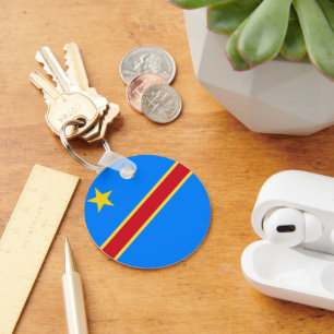 Porte-clés Drapeau du Congo