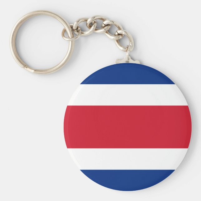 Porte-clés Drapeau du Costa Rica (Devant)