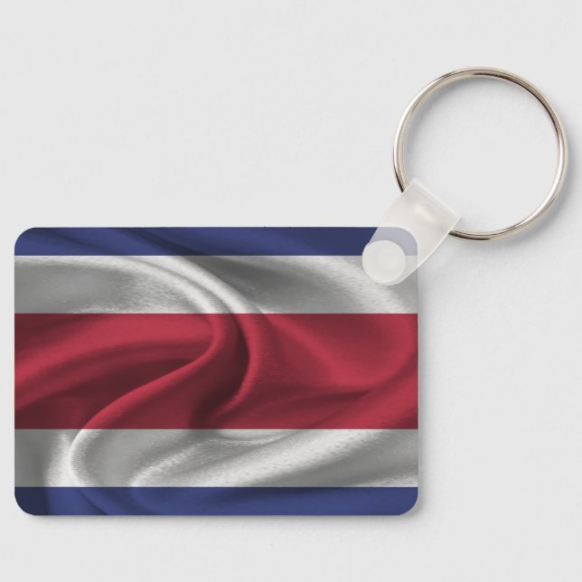 Porte-clés Drapeau du Costa Rica (Recto)