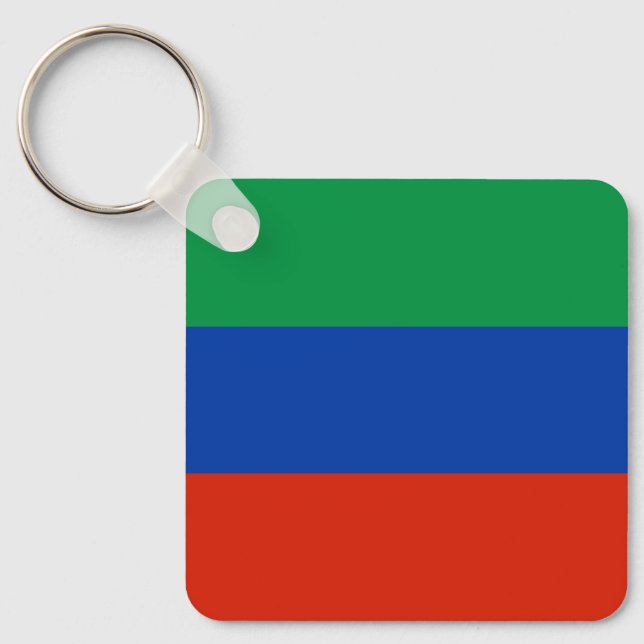 Porte-clés Drapeau du Daghestan (Recto)