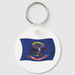 Porte-clés Drapeau du Dakota du Nord