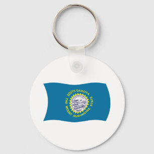 Porte-clés Drapeau du Dakota du Sud