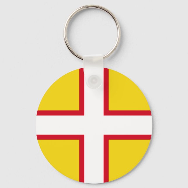 Porte-clés Drapeau du Dorset (Recto)