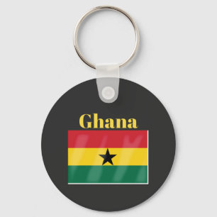 Porte-clés Drapeau du Ghana