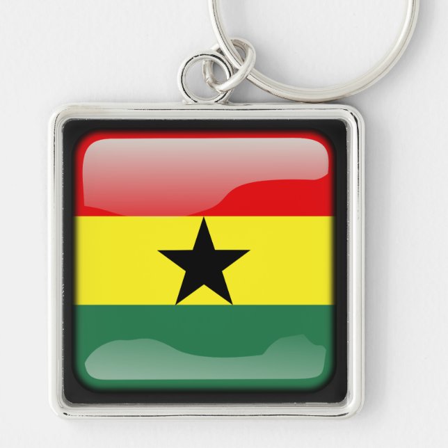 Porte-clés Drapeau_du_Ghana (Devant)