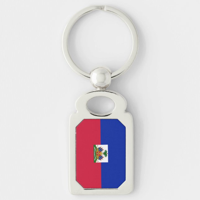 Porte-clés Drapeau du Haïti (Devant)