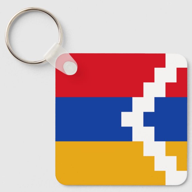 Porte-clés Drapeau du Haut-Karabagh (Recto)
