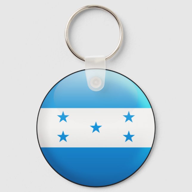 Porte-clés Drapeau du Honduras (Recto)