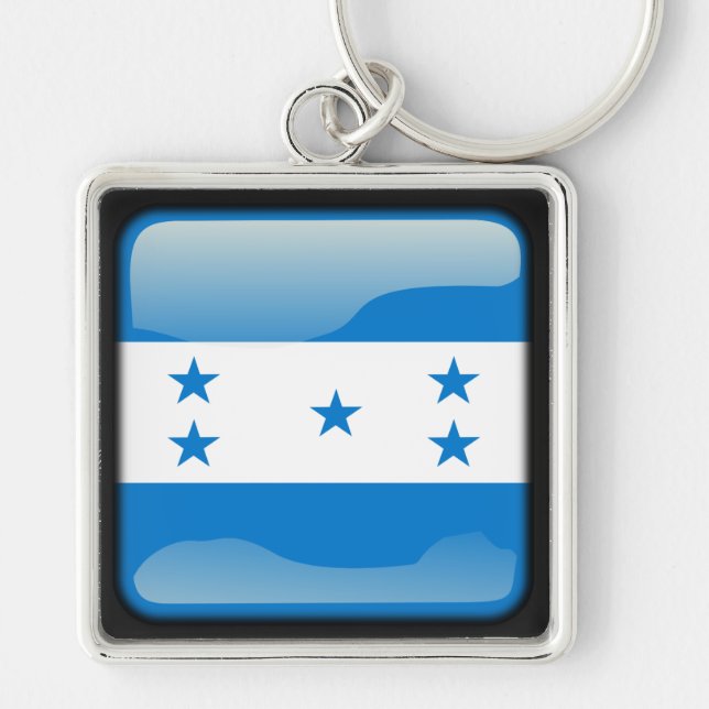 Porte-clés Drapeau du Honduras (Devant)