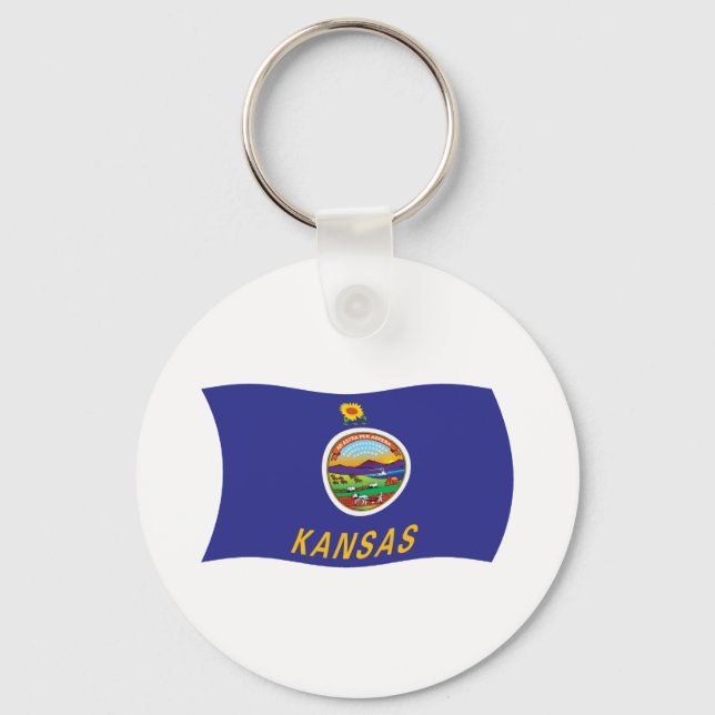 Porte-clés Drapeau du Kansas (Recto)