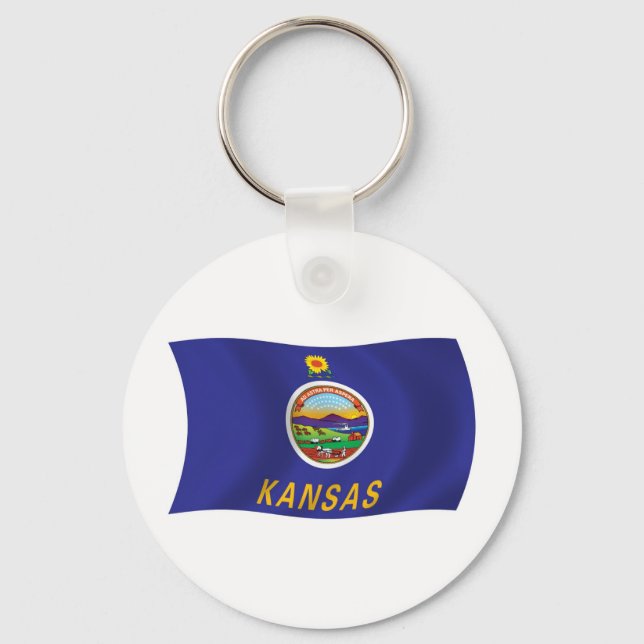 Porte-clés Drapeau du Kansas (Recto)