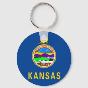 Porte-clés Drapeau du Kansas