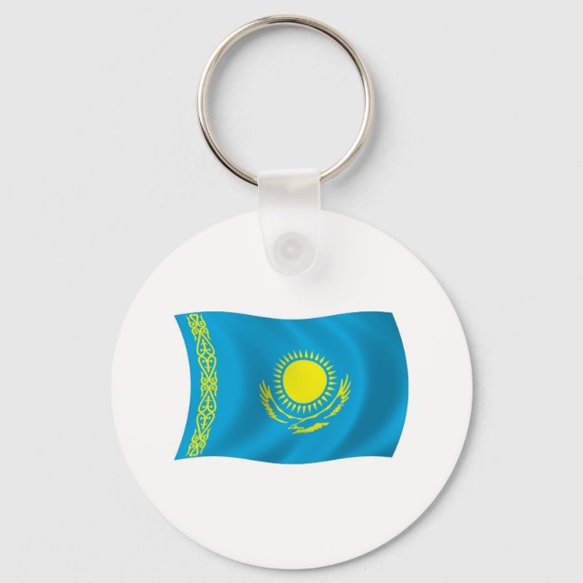 Porte-clés Drapeau du Kazakhstan (Recto)