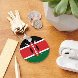 Porte-clés Drapeau du Kenya