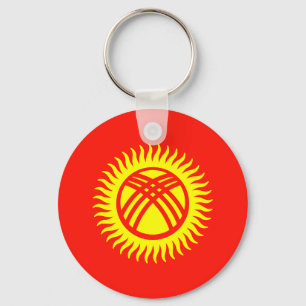 Porte-clés Drapeau du Kirghizistan