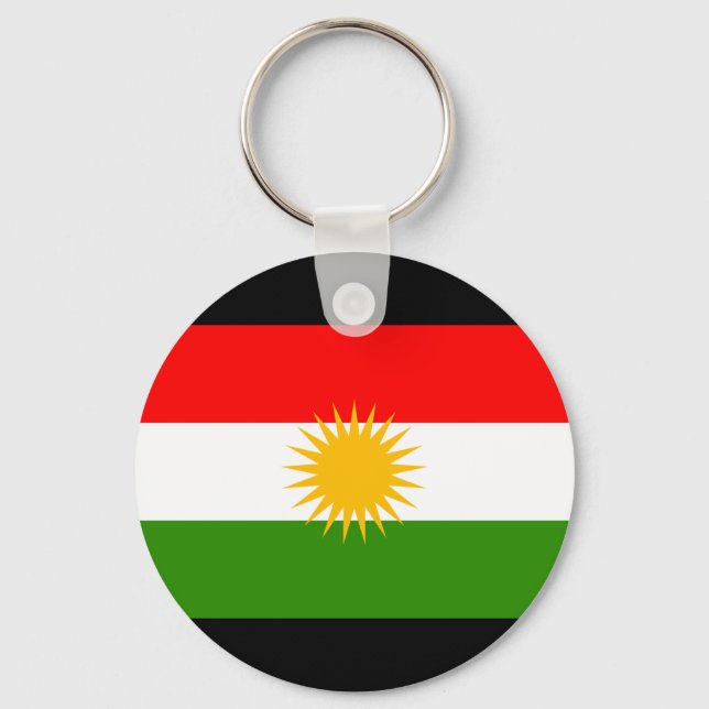 Porte-clés Drapeau du Kurdistan (Recto)