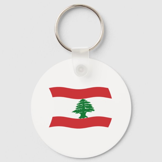 Porte-clés Drapeau du Liban (Recto)