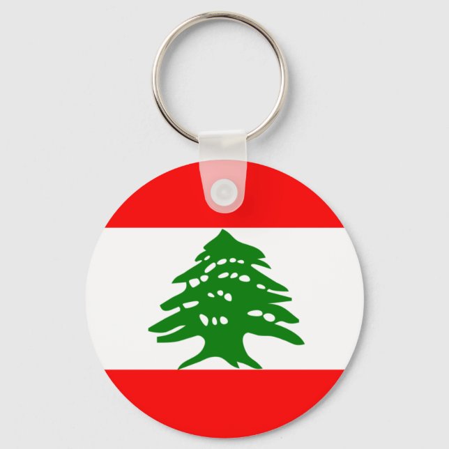 Porte-clés Drapeau du Liban (Recto)