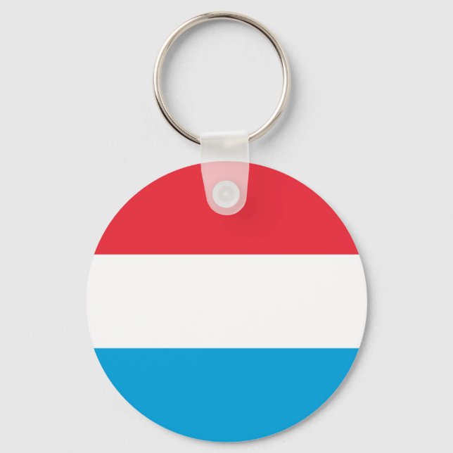Porte-clés Drapeau du Luxembourg (Recto)