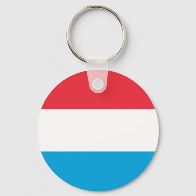 Porte-clés Drapeau du Luxembourg (Recto)