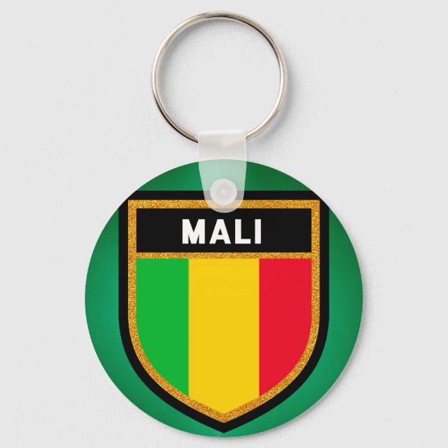 Porte-clés Drapeau du Mali (Recto)