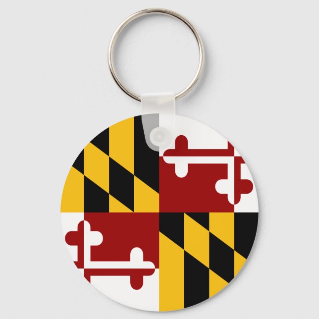Porte-clés Drapeau du Maryland (Recto)