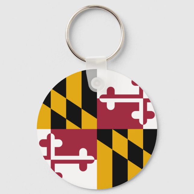 Porte-clés Drapeau du Maryland (Recto)