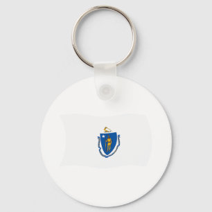 Porte-clés Drapeau du Massachusetts